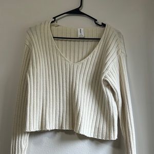 XXS abound cropped sweater